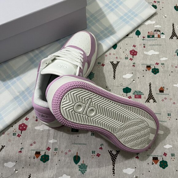 Alo Yoga Pink And White Platform Sneakers - Picture 7 of 7